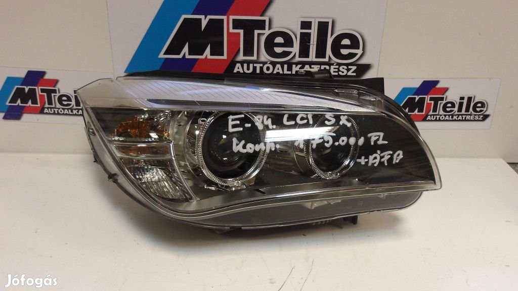 GYÁRI BONTOTT BMW E84 LCI JOBB OLDALI KOMPLETT SX FÉNYSZÓRÓ